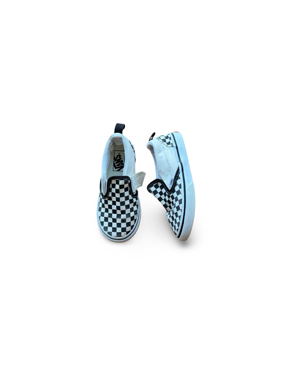 Checkered Slip On Vans