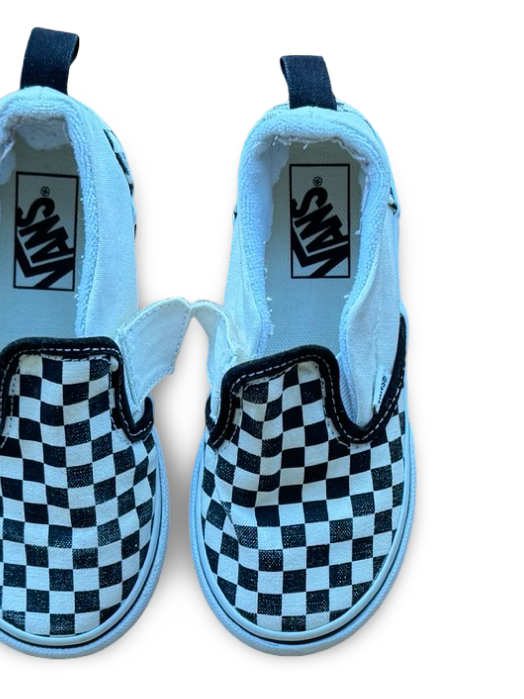 Checkered Slip On Vans
