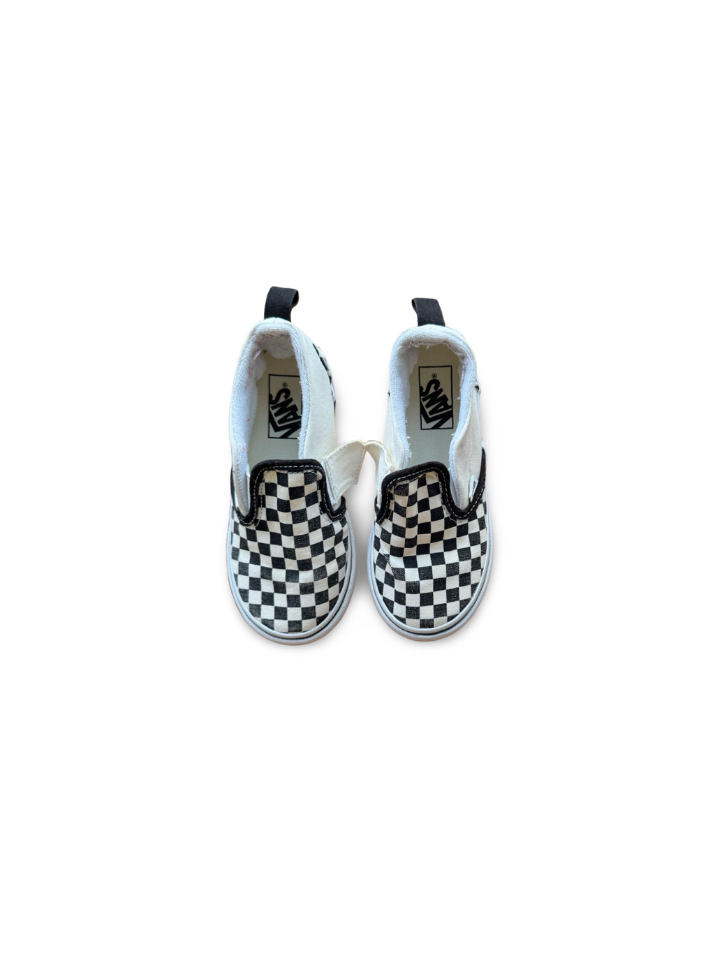 Checkered Slip On Vans