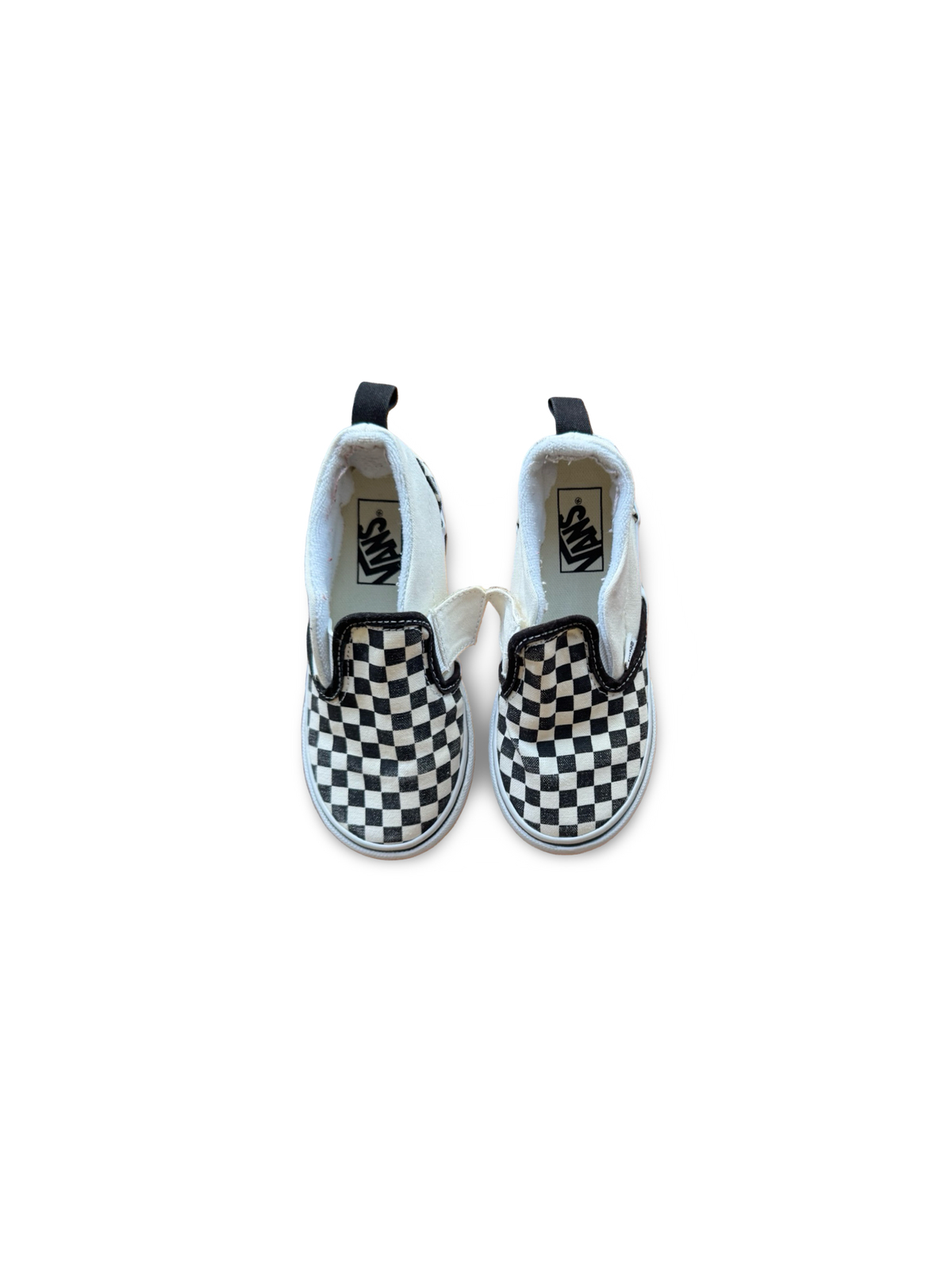 Checkered Slip On Vans